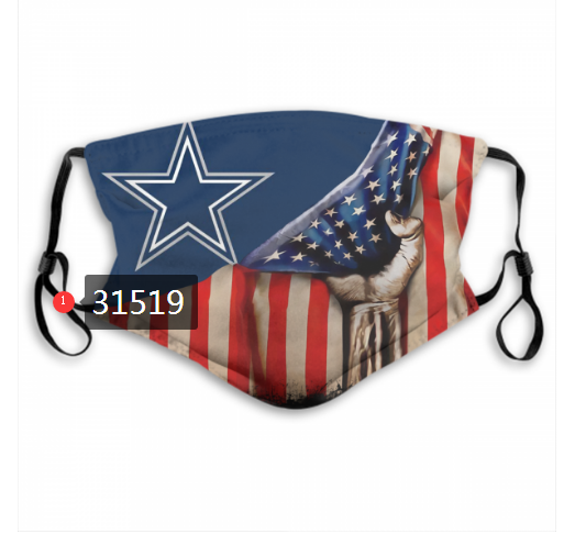 NFL 2020 Dallas Cowboys #67 Dust mask with filter